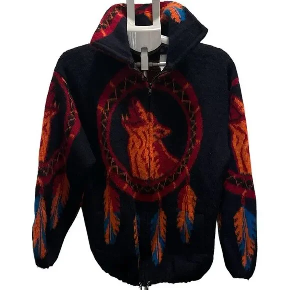 Ruminahui Wool Jacket/Sweater Size Large - Picture 4 of 12